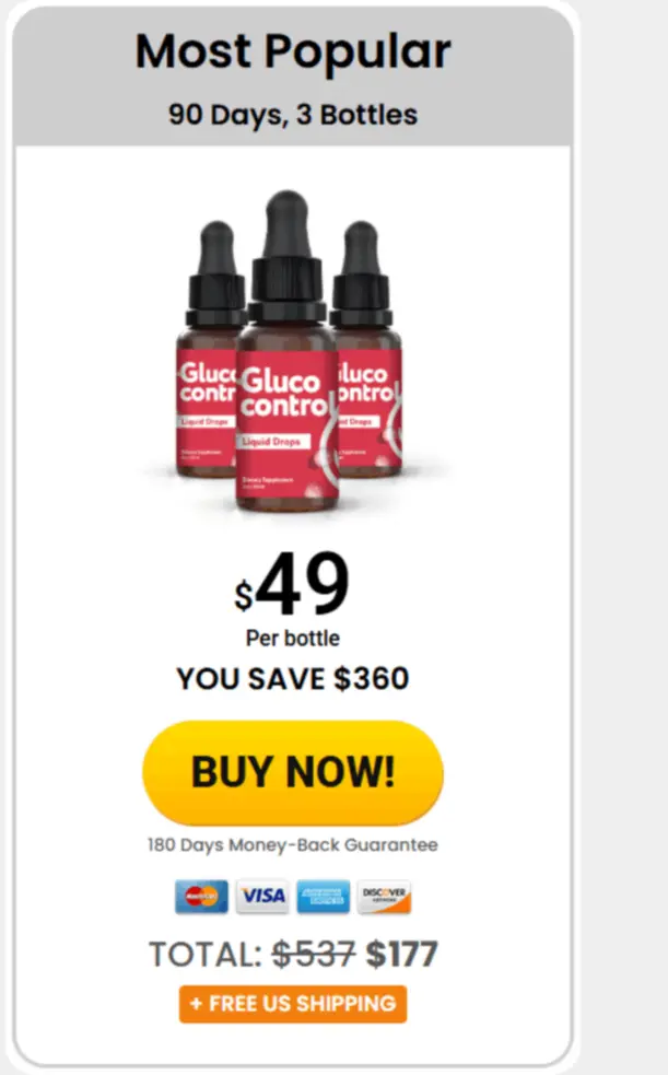 Gluco Control  Supplement Price Of 3 Bottle